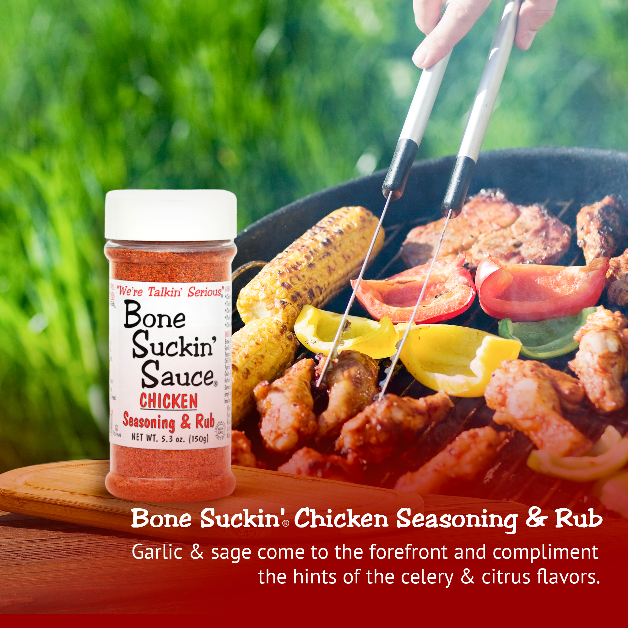 Bone Suckin’® Chicken Seasoning & Rub – Poultry Dry Rub (5.3 oz Jar) - Image 8
