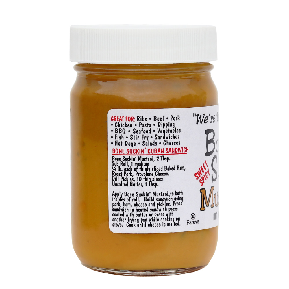 Bone Suckin Mustard, Sweet Spicy - Side