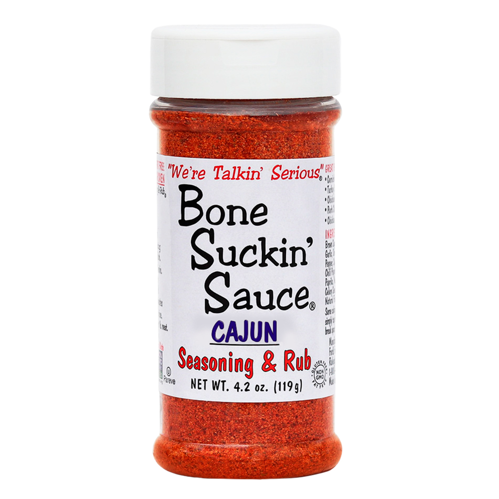 Bone Suckin' Cajun Seasoning & Rub 4.2 oz
