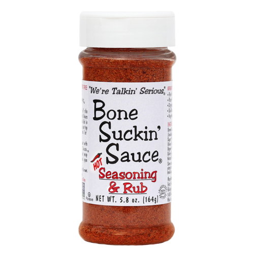Bone Suckin' Hot Seasoning & Rub Bottle, 5.8 oz.
