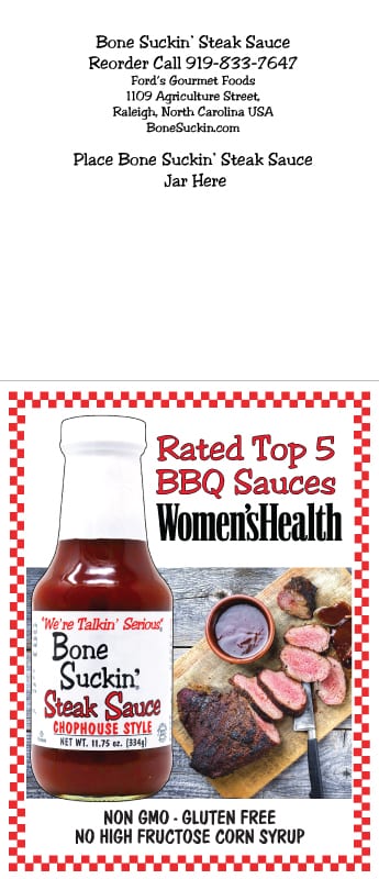 Steak Sauce Shelf Talker