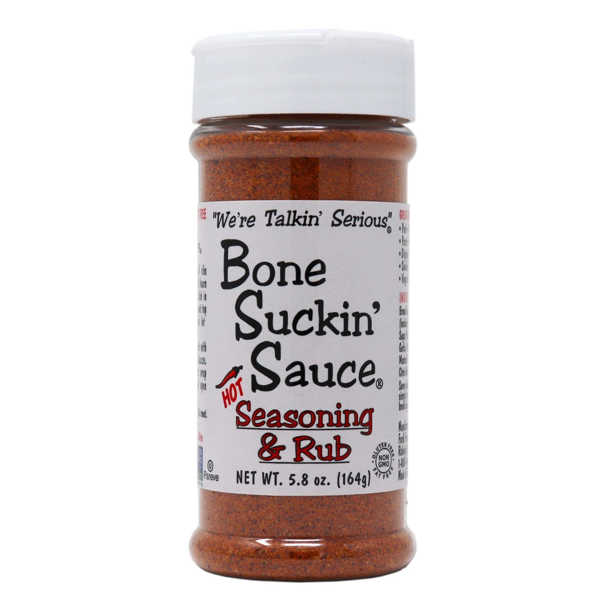 Bone Suckin’ Hot Seasoning & Rub 5.8 oz