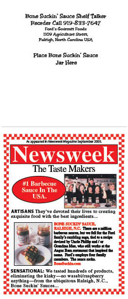 Newsweek Shelf Talker