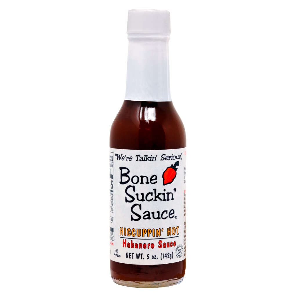 Bone Suckin' Hiccuppin' Hot Habanero Sauce 5 oz.