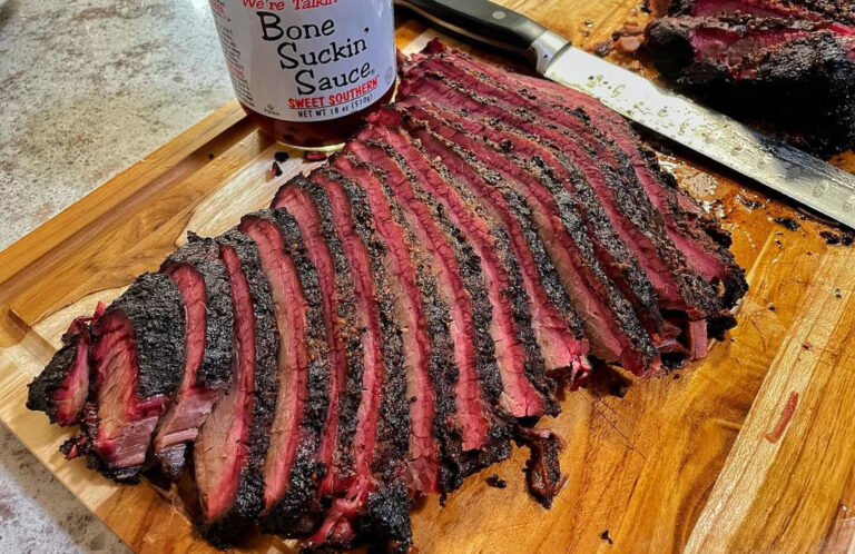 Brisket with Bone Suckin Sauce