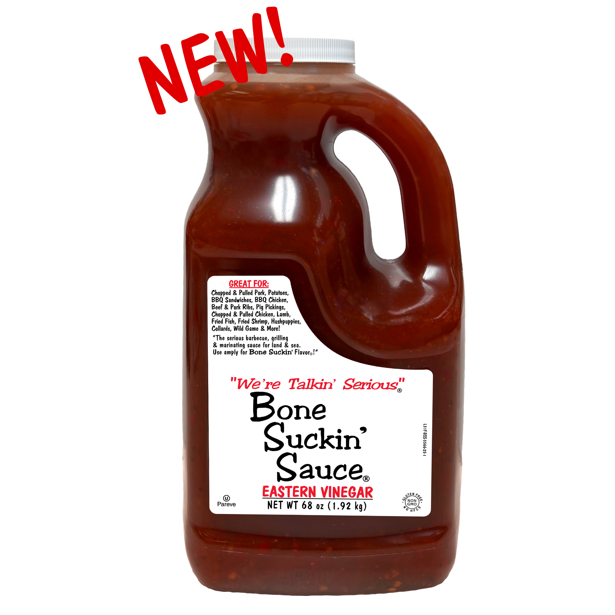 NEW Bone Suckin' Sauce Eastern Vinegar 68 oz.