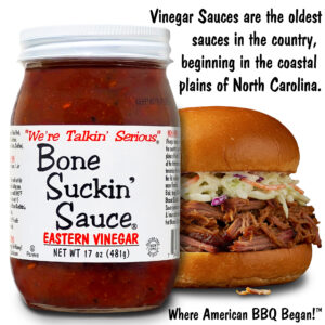 bone suckin eastern vinegar bbq sauce with carolina bbq sandwich